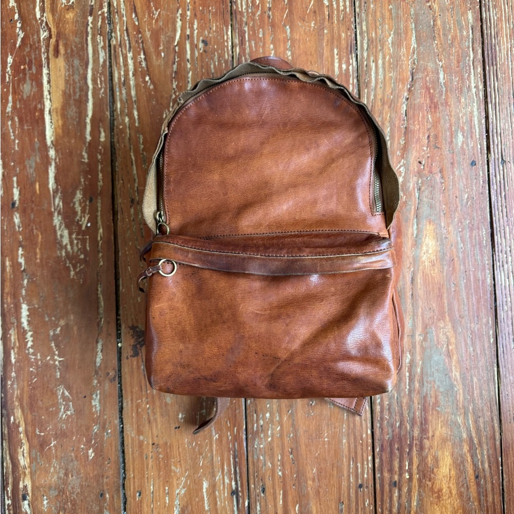 Madewell Brown Leather Backpack